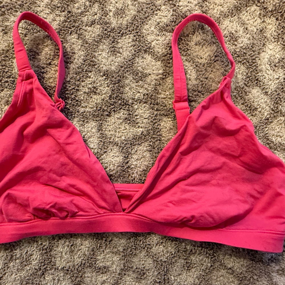 Pink hot pink bralette xl